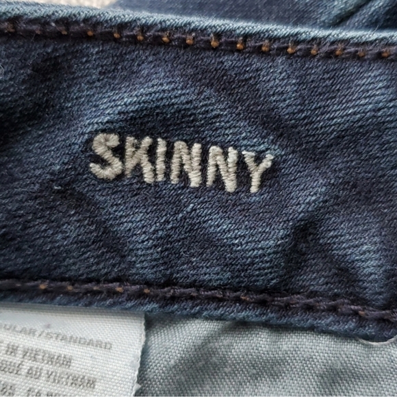 American Eagle  Outfitters Skinny Blue Jeans Medium Wash Size 6 Regular - Picture 7 of 12